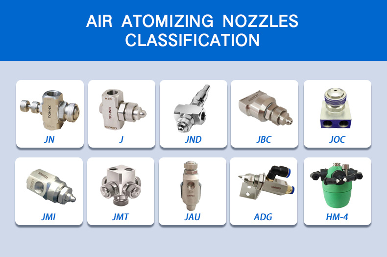 Mixed Air Atomizing Air Sterillization Spray Nozzle