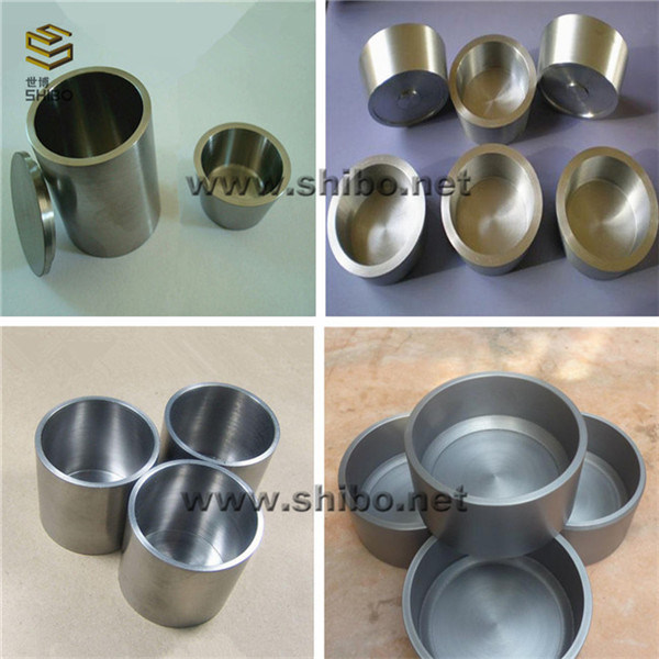 Customized Pure Tungsten Crucible High Temperature Tungsten Melting Pot
