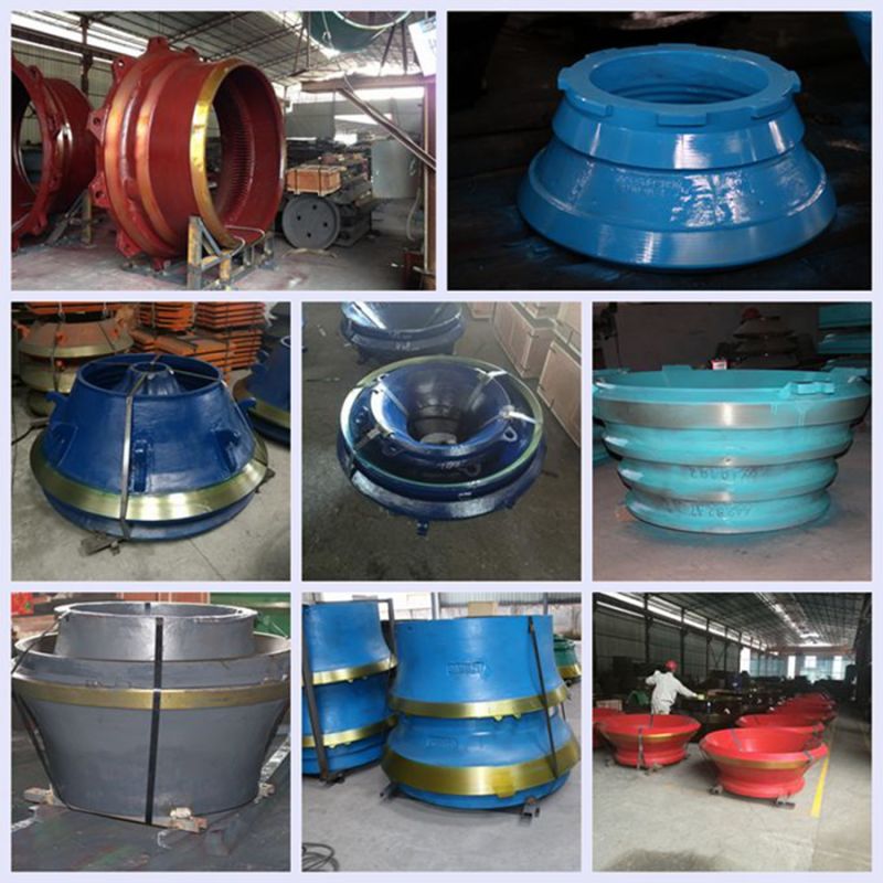 Cone Crusher Wear Resistant Parts Standard Concave Bowl Liner