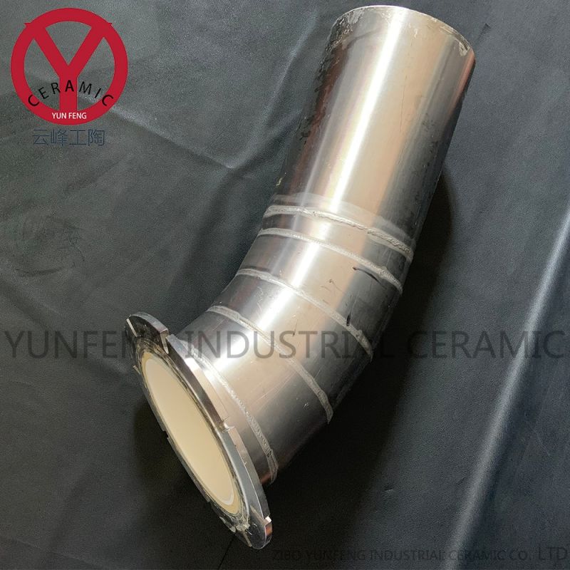 Wear and Corrosion Resistant 92Al2O3 Alumina Lined Pipeline in Ceramic Industry