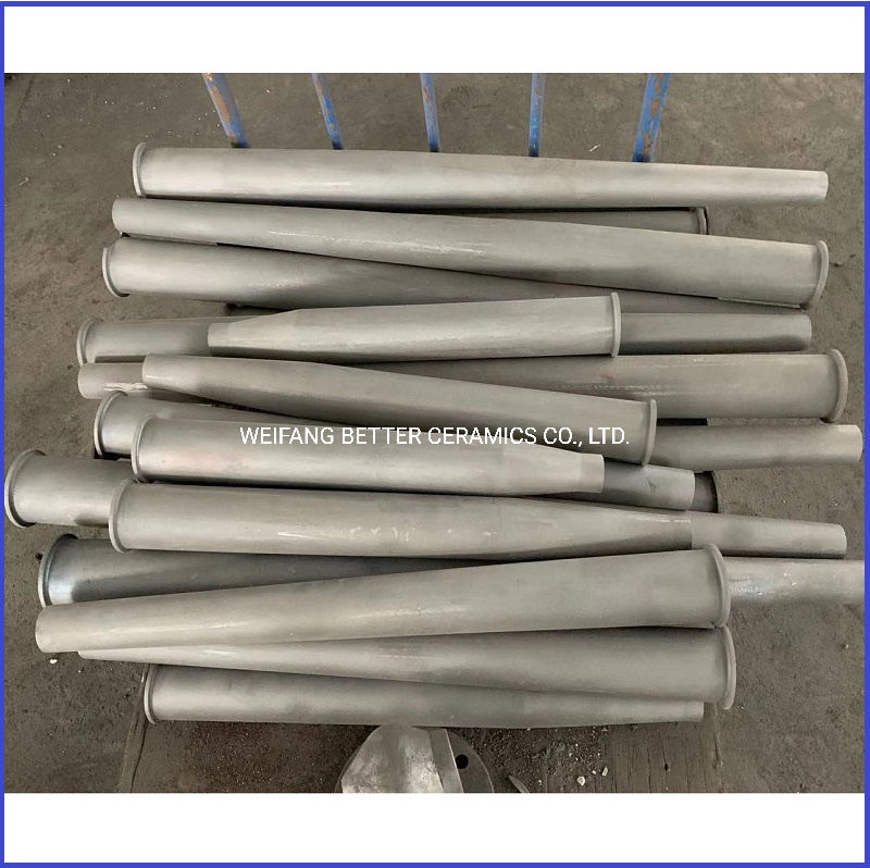 Sisic  Silicon Carbide Burner Nozzle Tubes as Ideal Flaming Tubes in Shuttle Kiln