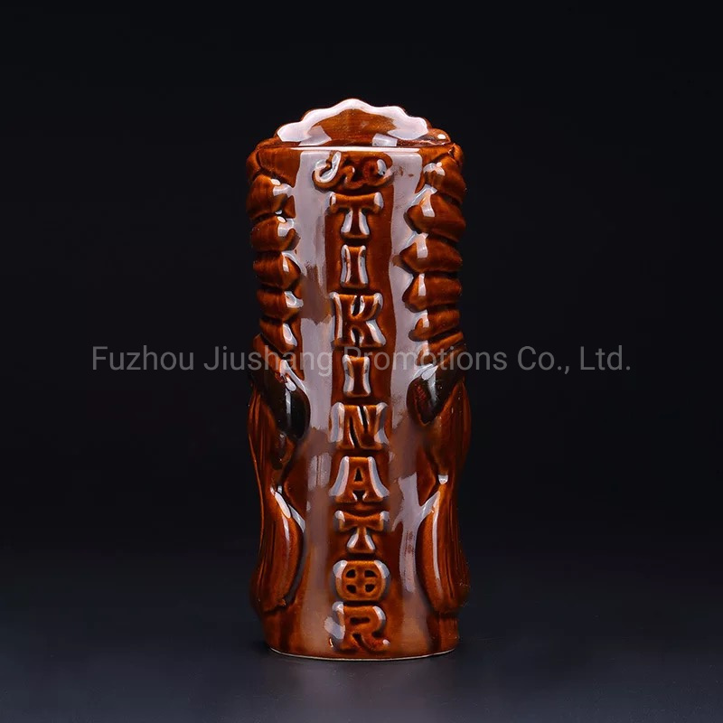 New Product Creative Ideas 2019 Totemic Ceramic Tiki Cocktail Mugs