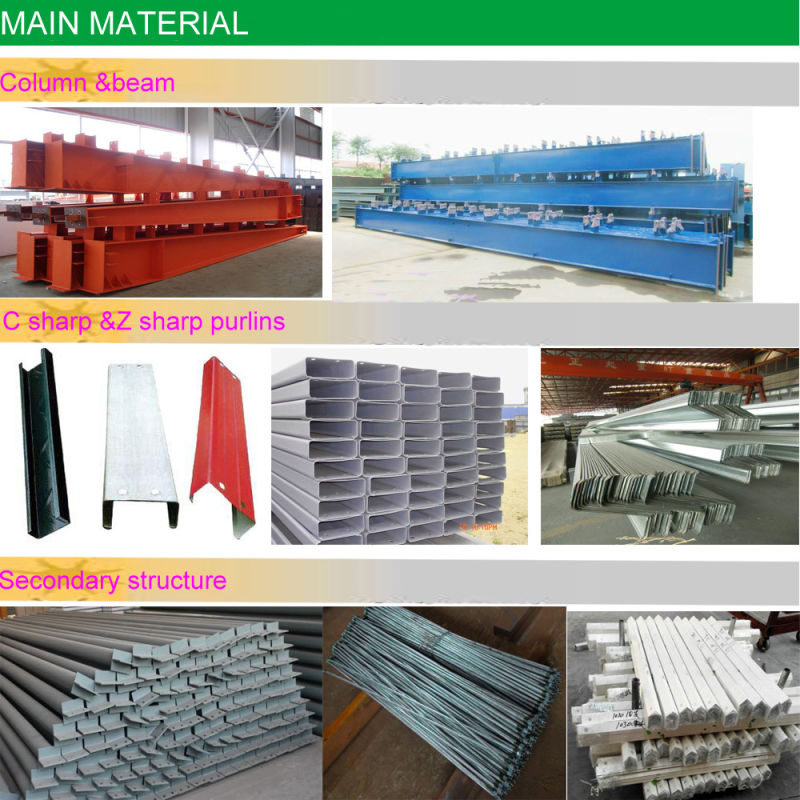 Steel Structure Warehouse with High Corrosion Resistant