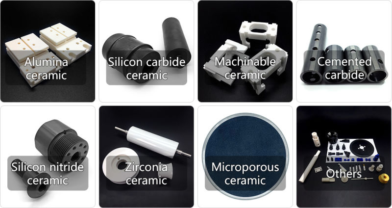 Alumina Ceramic Threaded Joint Parts, Industrial Ceramic Parts