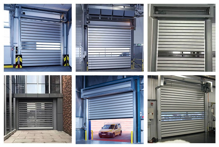 Thermal Insulated High Performance Spiral Doors for Exterior Use
