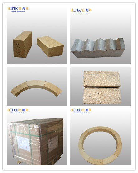 High Temperature Anti-Spalling High Alumina Refractory Curved Fire Resistant Brick