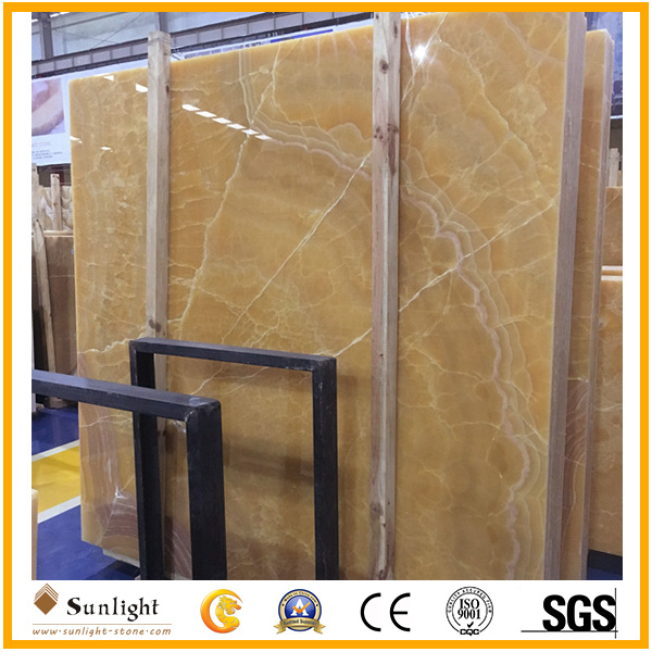 Luxury Translucent Natural Agate Onyx Slab for TV Background/ Hotel Project