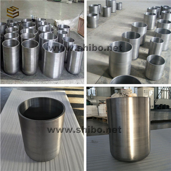 Customized Pure Tungsten Crucible High Temperature Tungsten Melting Pot