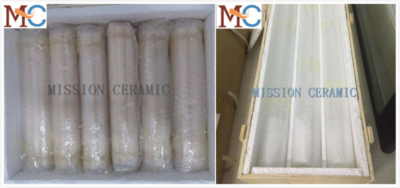 Heat Resistance Flange Tube with Alumina Ceramic Purity