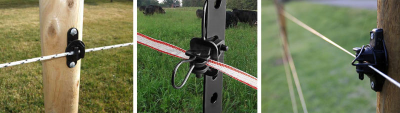 Electric Fence Insulators for Insertion with Pinlock Insulator