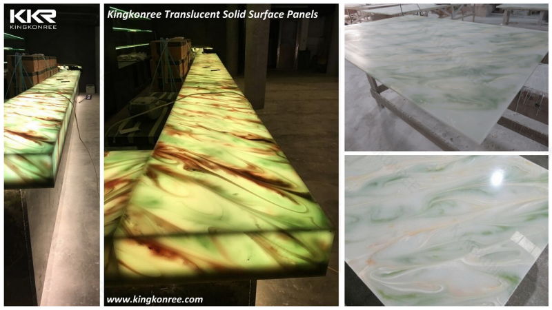 Alabaster Lighting Translucent Acrylic Translucent Solid Surface