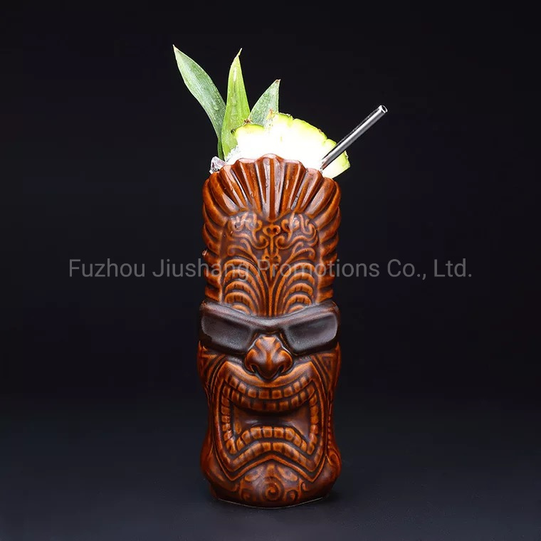 New Product Creative Ideas 2019 Totemic Ceramic Tiki Cocktail Mugs