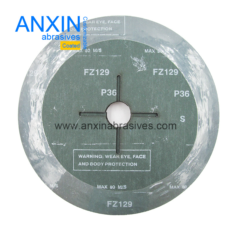 Zirconium Oxide Fiber Disc with Cross Hole