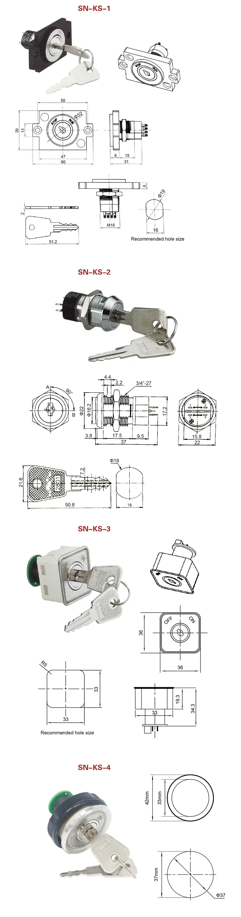 Elevator Door Lock with Key Elevator Part Escalator Part