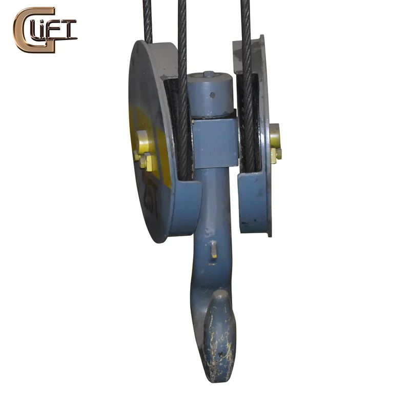 Heavy Duty Electric Wire Rope Hoist Double Track Crane with Trolley 20tons Giant Lift (SH200)