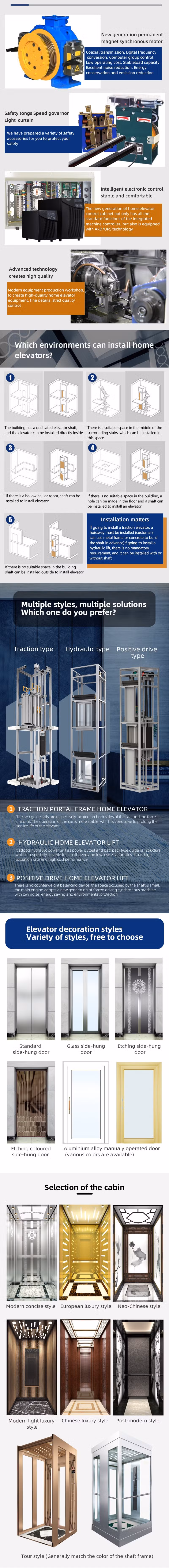 China Cheap Home Lift Small Home Elevator Lift Residential Elevator Lift