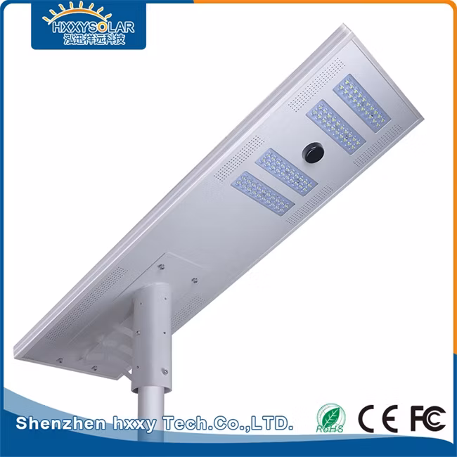 80W Outdoor integrierte Solar Street Light LED Aluminium Beleuchtung
