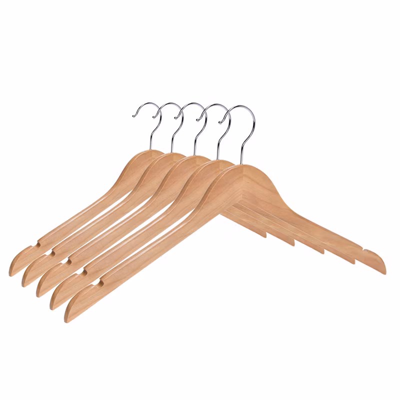 Winsun Hanger Customized and Wholesale Hanger Curving Solid Wooden Hanger