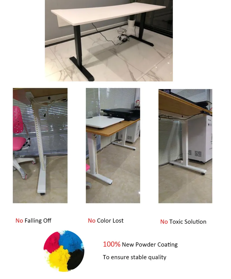 Electric Height Adjustable Sit to Stand Desk Desktop Lift Desk