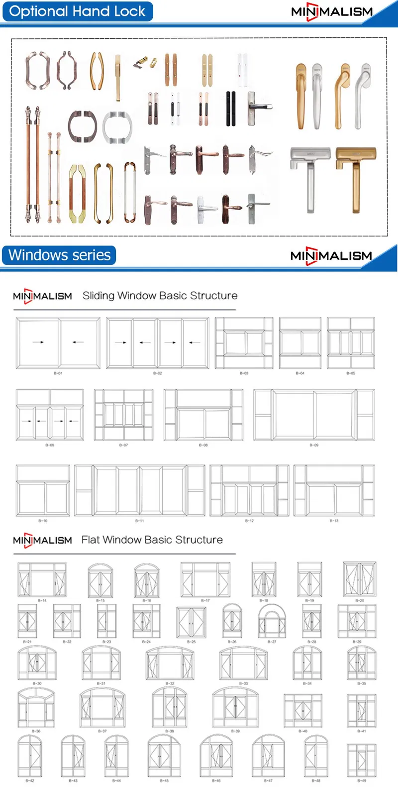 Window Picture Window with 6mm Laminated Glass for Residential Houses