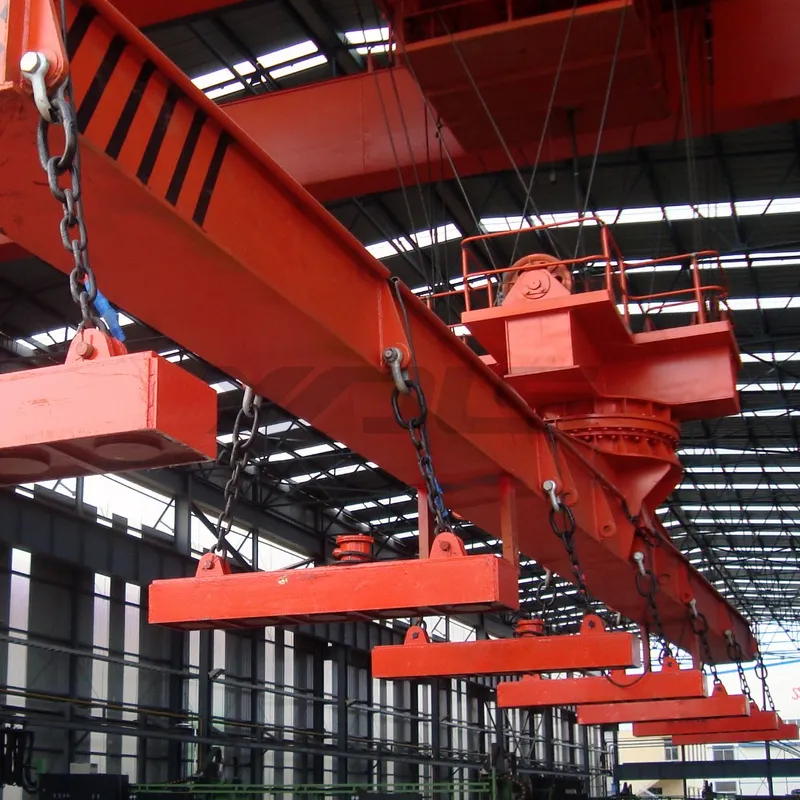 Electromagnetic Crane Lift Steel Plate Magnet Handling Equipment