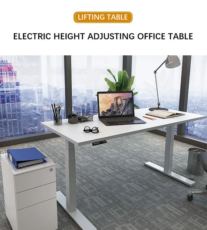 Electric Height Adjustable Sit to Stand Desk Desktop Lift Desk