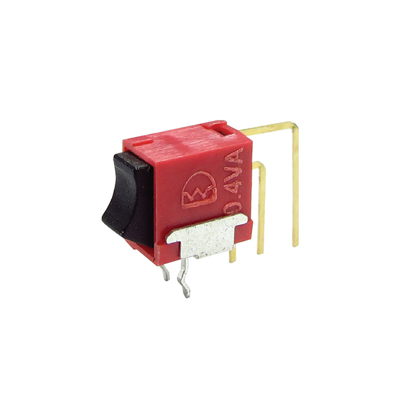 Vertical Right Angle Rocker Switch with Gold Plated Terminal