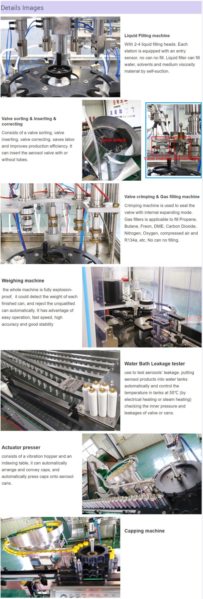 Factory Sale Automatic Aerosol Air Freshener Body Perfume Spray Filling Machine