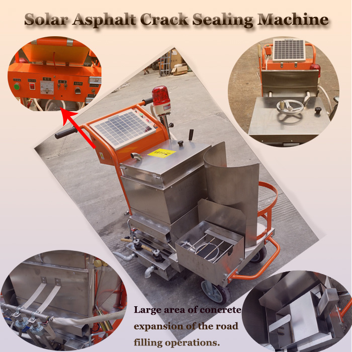 Crack Filling Machine with Crack Filler for Asphalt Road Surface