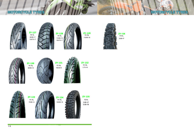 Wheels Parts Cross-Country Bias Tyre for Motorcycle