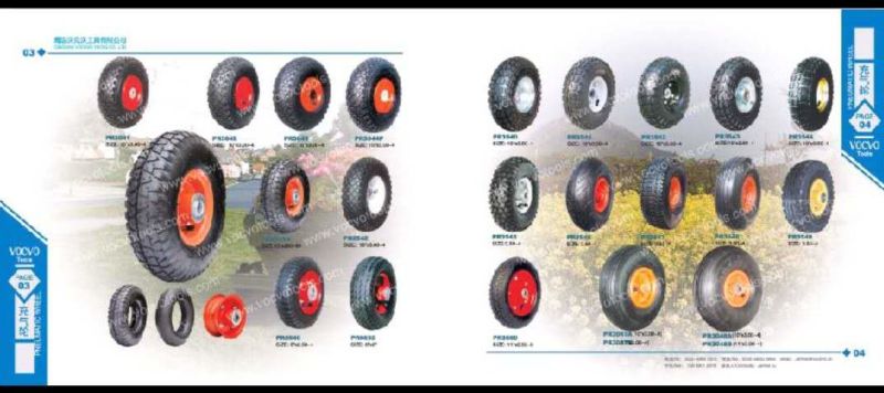 13 Inch 3.00- 8 Pneumatic Rubber Wheel Barrow Tyre