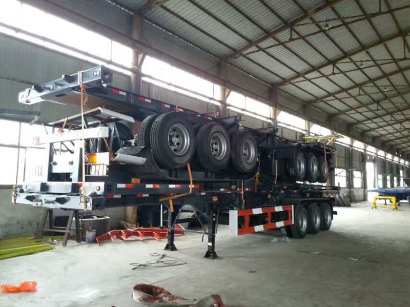 China 40FT 3 Axle Container Semi-Trailers for Sale Sm-073