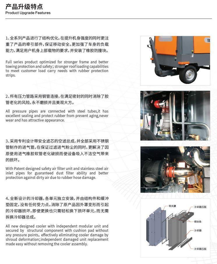 Mining Equipment Small DTH Screw Air Compressor