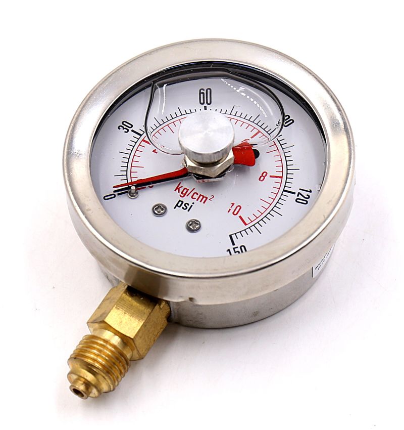 2.5 Inch Manometer Liquid Filled Pressure Gauge