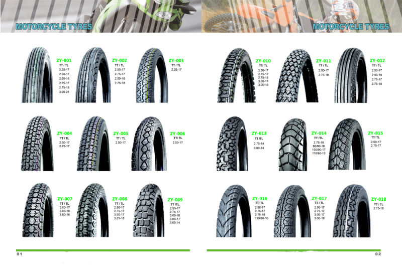 Wheels Parts Cross-Country Bias Tyre for Motorcycle