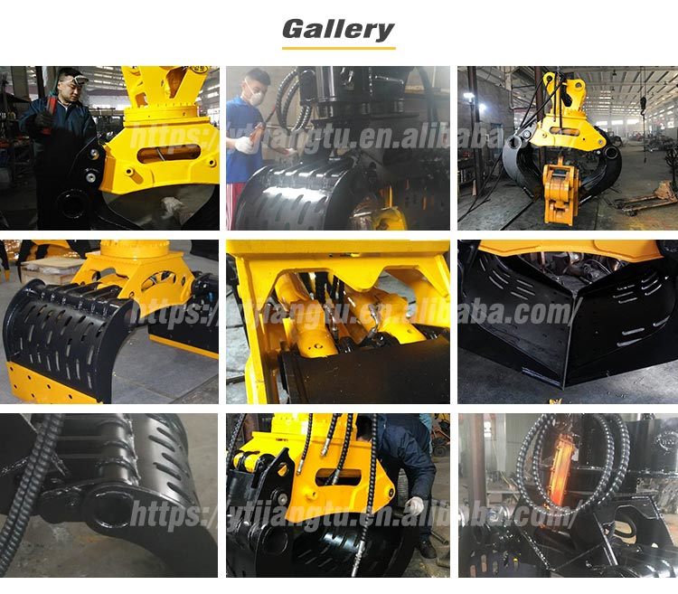 Double Cylinder Grapple Hydraulic Rotating Grapple Demolition Grapple