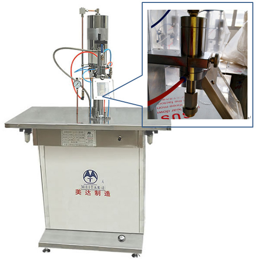 Semi Automatic Air Freshener Aerosol Filling Machine Equipment