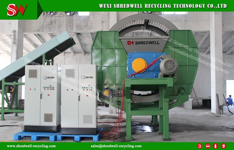 Double Shaft Shredder for Recycling Waste/Old Wood/Tree Branch