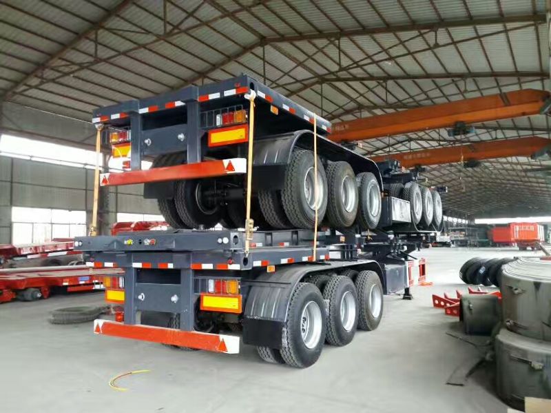 China 40FT 3 Axle Container Semi-Trailers for Sale Sm-073