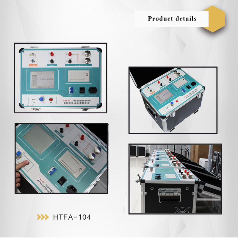 Htfa-104 China Supplier Current Transformer Excitation, Ratio and Polarity Tester