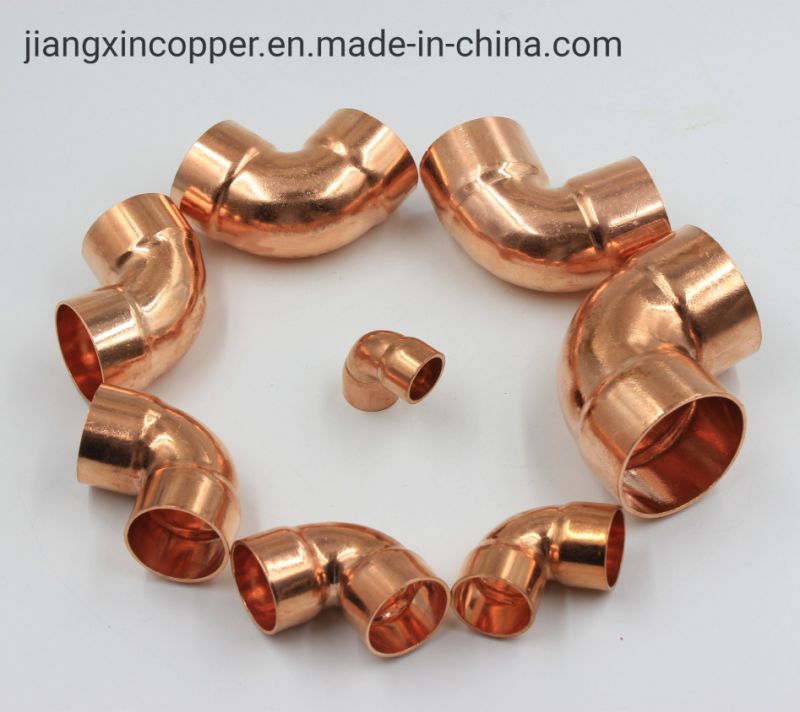 Copper Elbow 90 Degree 45 Degree Elbow Knee Pipe Fitting