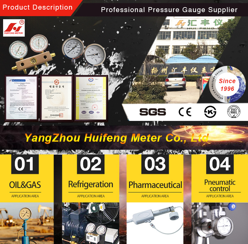 Pressure Gauge for Air Regulator and Lubricator Air Pressure Manometer 10bar