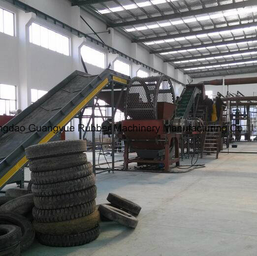 Xkp560 Automatic Waste Tire Recycling Machine with 3ton Capacity