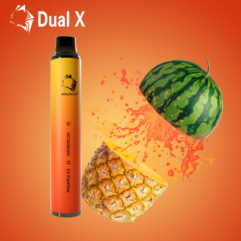 Dual X Double Pod Wholesale 1400 Puffs Smooth Airflow Switchable Flavor Disposable Vape