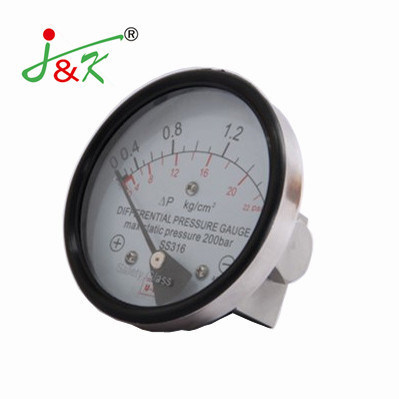 Magnetic Induction Differential Manometer Pressure Gauge with Good Quality