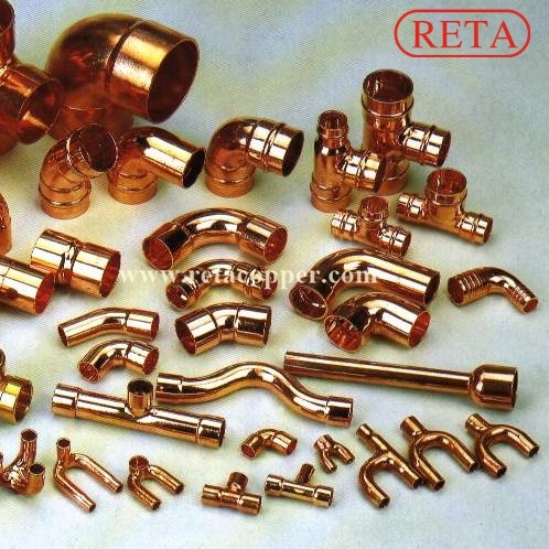 Copper Fitting Elbow with 45 Degree and 90 Degree by Reta