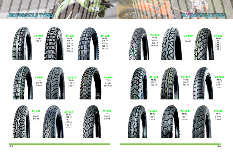 Wheels Parts Cross-Country Bias Tyre for Motorcycle