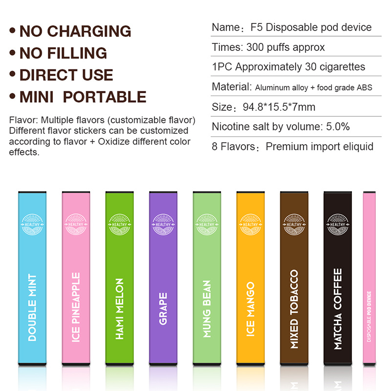 1000+Puffs Puff Flow Disposable E-Cigarette with Airflow Vape Pen