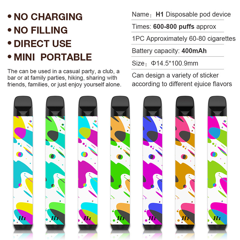 1000+Puffs Puff Flow Disposable E-Cigarette with Airflow Vape Pen