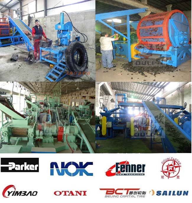 Tyre Shredder Machine From Tyre to Chips